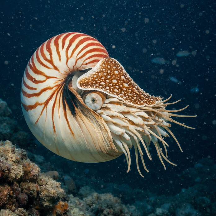 Creature Older Than Dinosaurs: Chambered Nautilus Seen on Camera